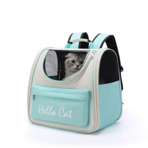 Pet Cat Carrier Bag Breathable Portable Cat Backpack Outdoor Travel Tra 2