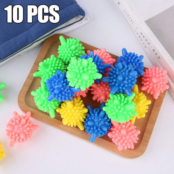 10pcs Magical Washing Machine Hair Remover Laundry Ball Clothes Personal Car 1