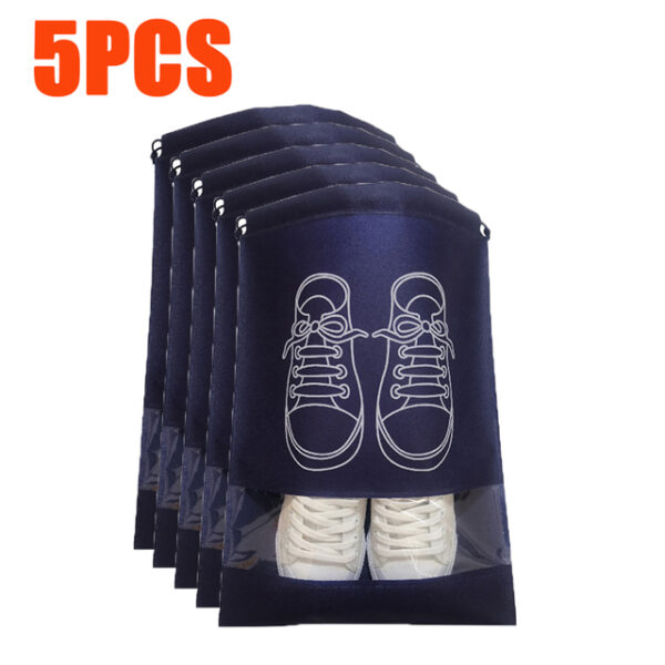 5pcs Portable Shoes Storage Bag Travel Waterproof Drawstring Pocket Sh 1