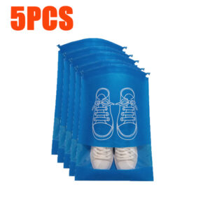 5pcs Portable Shoes Storage Bag Travel Waterproof Drawstring Pocket Sh 4