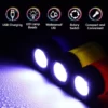 פנס LED נטען מחזיק מפתחות עמיד במים
