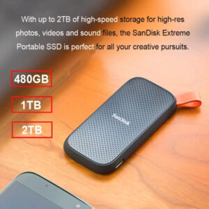 כונן SSD נייד Sandisk Portable SSD USB 3.2 Type-C