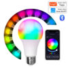 נורת לד חכמה E27 LED RGB 15W בקישורית Bluetooth