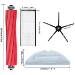 ערכת 19 אביזרים לסדרת שואבי האבק Roborock S7