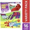 Fruit by the Foot Gushers Snacks Variety Pack רולאפס ממתק בטעם פירות 16 יחידות