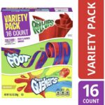 Fruit by the Foot Gushers Snacks Variety Pack רולאפס ממתק בטעם פירות 16 יחידות כשר