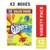 Fruit Gushers Fruit Snacks Variety Snack Pack פרוט גושרס 24 יחידות