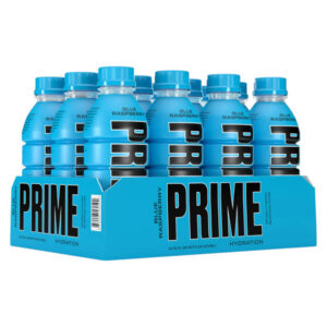 משקה אנרגיה פריים 500 מ"ל 12 יחידות Prime Hydration Sports Drink Variety Pack Blue Raspberry