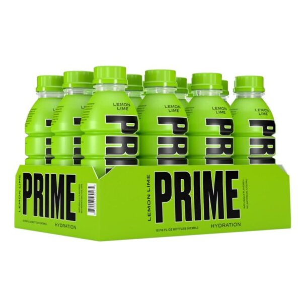 משקה אנרגיה פריים 500 מ"ל 12 יחידות Prime Hydration Sports Drink Variety Pack Lemon Lime