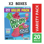 Fruit Roll-Ups Jolly Rancher Value Pack רולאפס ממתק בטעם פירות 40 יחידות כשר