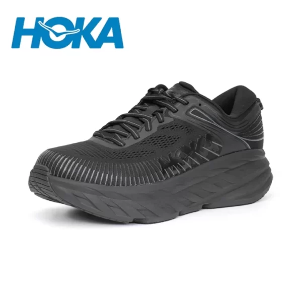 נעלי הוקה בונדי 7 גברים בצבע שחור Hoka Bondi