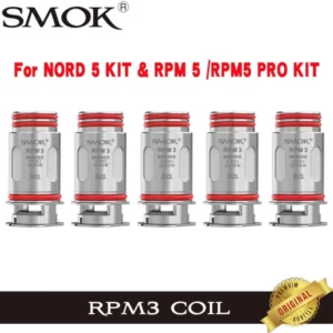 מארז 5 יחידות סליל SMOK RPM 3 Mesh Coil
