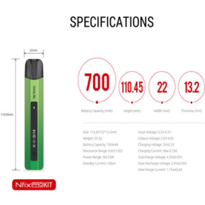 סיגריה אלקטרונית SMOK Nfix PRO Kit 25W 700mAh 2ml