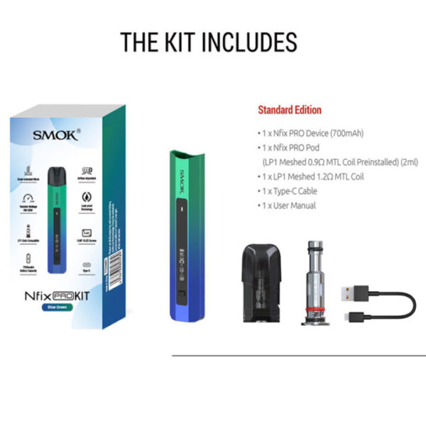 סיגריה אלקטרונית SMOK Nfix PRO Kit 25W 700mAh 2ml