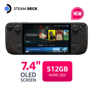 קונסולת משחק סטים דק אולד Steam Deck OLED 512GB 1TB NVMe SSD 7.4