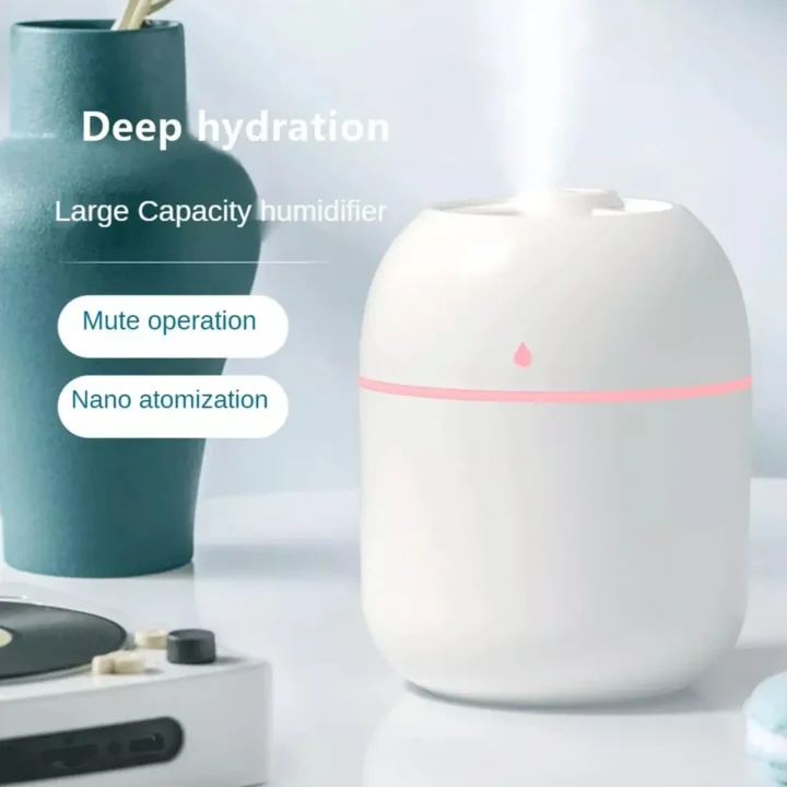 FmKTHumidifier Air Humidifiers Essential Oils Diffuser USB Portable Home Sprayer 220ml Household Appliances Perfume Fragrance Small