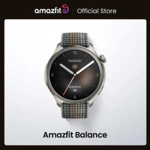 שעון חכם Amazfit Balance מסך Amoled 1.5 אימון כושר AI