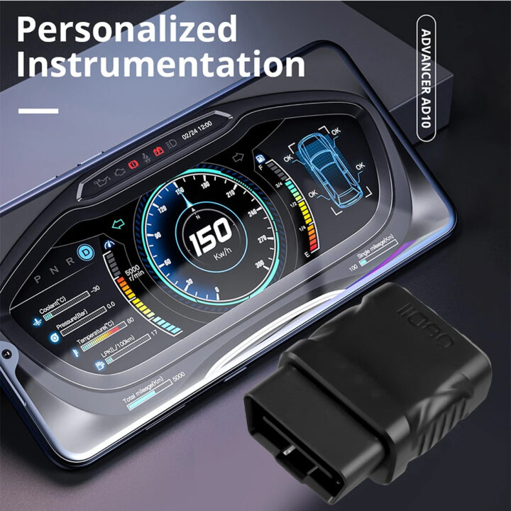 סורק וקורא תקלות ברכב ELM327 V2.1 OBD2 Bluetooth 4.2