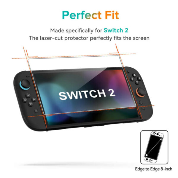 מגן מסך זכוכית מחוסמת HD לנינטנדו סוויץ' 2 Nintendo Switch
