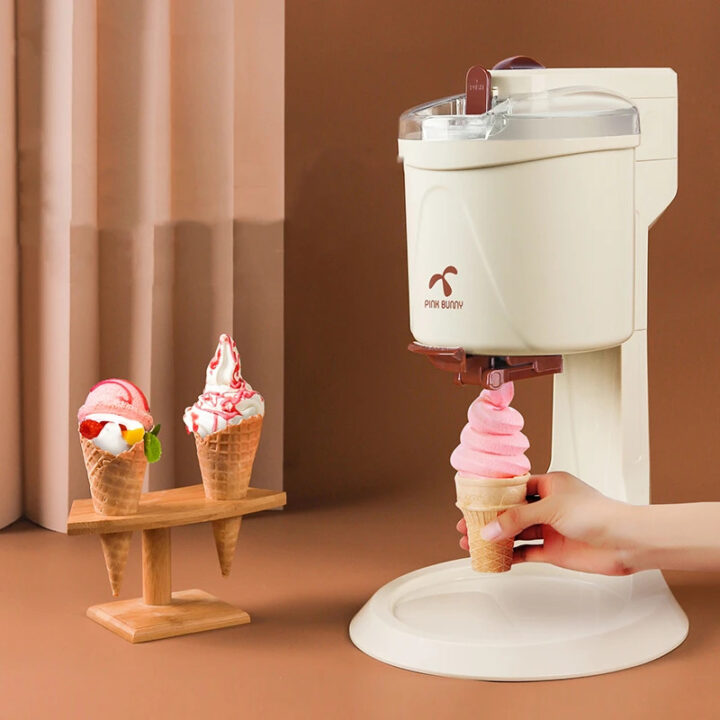 הקיץ מתחיל אצלכם במטבח! 🍦☀️ מכונת גלידה ביתית 1 ליטר – להכנת גלידה, יוגורט קפוא וסורבה בקלי קלות! 😋