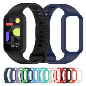 ⁦רצועת סיליקון צבעונית ל-Xiaomi Smart Band 9 Active ול-Redmi Band 3⁩ – תמונה ⁦2⁩