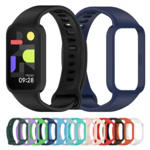 Alternative view of רצועת סיליקון צבעונית ל-Xiaomi Smart Band 9 Active ול-Redmi Band 3